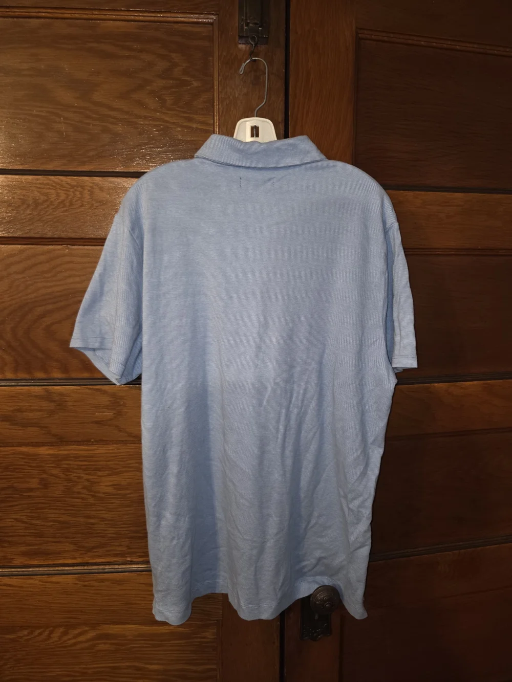 XL 100% Cotton Banana Republic Light Blue Polo Shirt